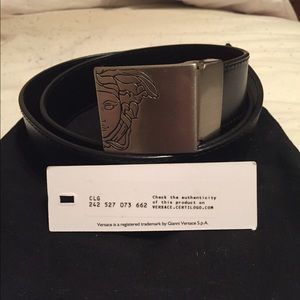 Black Versace Belt